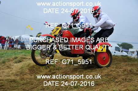 Photo: G71_5951 ActionSport Photography 24/07/2016 Dorset Classic Scramble Club - Galhampton  _6_Sidecars #7