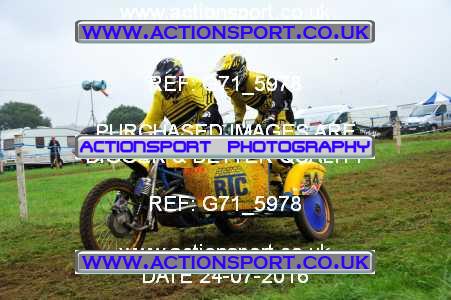 Photo: G71_5978 ActionSport Photography 24/07/2016 Dorset Classic Scramble Club - Galhampton  _6_Sidecars #34