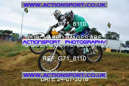 Photo: G71_6110 ActionSport Photography 24/07/2016 Dorset Classic Scramble Club - Galhampton  _2_Pre65Upto350-Pre74Upto250-125s #55