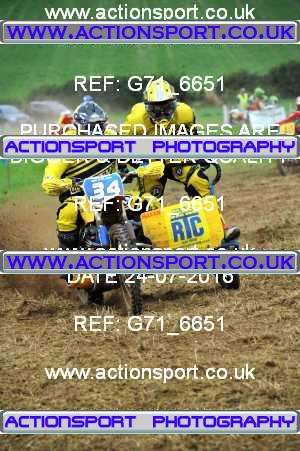 Photo: G71_6651 ActionSport Photography 24/07/2016 Dorset Classic Scramble Club - Galhampton  _6_Sidecars #34