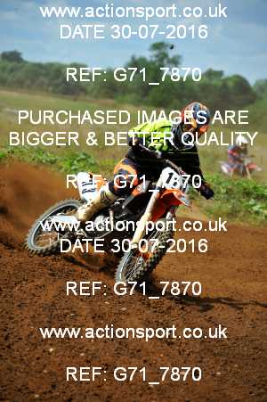 Photo: G71_7870 ActionSport Photography 30/07/2016 MCF Portsmouth MXC [Sat] - Culham _4_Rookies #113