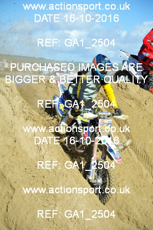 Photo: GA1_2504 ActionSport Photography 16/10/2016 AMCA Purbeck MXC Weymouth Beach Race  _3_Experts #44