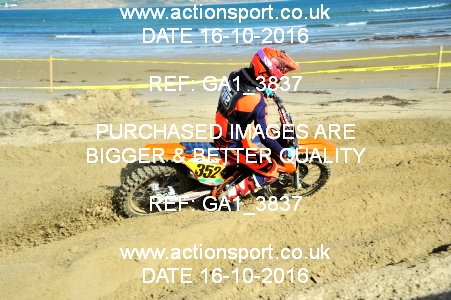 Photo: GA1_3837 ActionSport Photography 16/10/2016 AMCA Purbeck MXC Weymouth Beach Race  _3_Experts #352