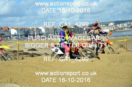 Photo: GA1_4299 ActionSport Photography 16/10/2016 AMCA Purbeck MXC Weymouth Beach Race  _1_Juniors #50