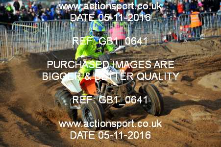 Photo: GB1_0641 ActionSport Photography 5,6/11/2016 AMCA Skegness Beach Race [Sat/Sun]  _2_Quads-Sidecars #361