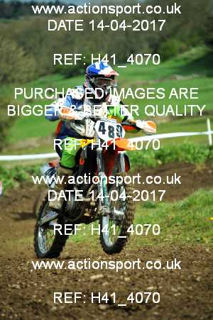 Photo: H41_4070 ActionSport Photography 14/04/2017 AMCA Marshfield MXC Mike Brown Memorial & Huck Cup  _6_MX1Seniors #489