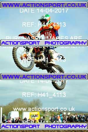 Photo: H41_4113 ActionSport Photography 14/04/2017 AMCA Marshfield MXC Mike Brown Memorial & Huck Cup  _6_MX1Seniors #116