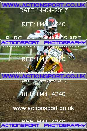 Photo: H41_4240 ActionSport Photography 14/04/2017 AMCA Marshfield MXC Mike Brown Memorial & Huck Cup  _7_MX1Juniors #595