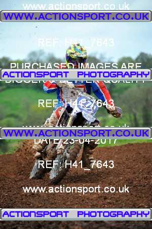 Photo: H41_7643 ActionSport Photography 23/04/2017 AMCA Hereford MXC - Bromyard  _5_MX2ExpertsSeniors #274