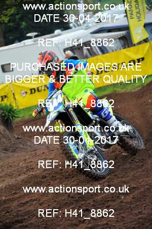 Photo: H41_8862 ActionSport Photography 30/04/2017 IOPD Acerbis Nationals - Hawkstone Park  _4_MX2 #444