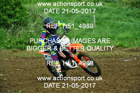Photo: H51_4989 ActionSport Photography 21/05/2017 AMCA Dursley MX - Nympsfield  _6_JuniorsMX2 #888