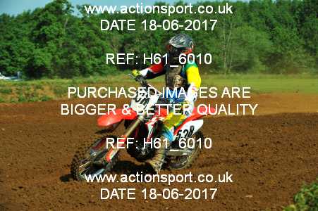 Photo: H61_6010 ActionSport Photography 18/06/2017 AMCA Faringdon MXC - Culham  P3_JuniorsPractice1 #538