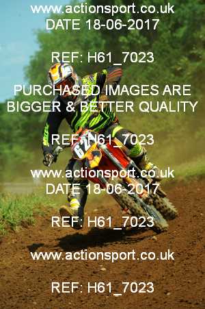 Photo: H61_7023 ActionSport Photography 18/06/2017 AMCA Faringdon MXC - Culham  R7_MX1Juniors #621