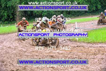 Photo: H71_3482 ActionSport Photography 23/07/2017 Dorset Classic Scramble Club - Galhampton  _7_Sidecars #98