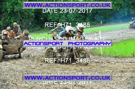 Photo: H71_3488 ActionSport Photography 23/07/2017 Dorset Classic Scramble Club - Galhampton  _7_Sidecars #74