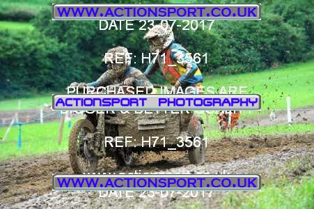 Photo: H71_3561 ActionSport Photography 23/07/2017 Dorset Classic Scramble Club - Galhampton  _7_Sidecars #74