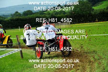 Photo: H81_4582 ActionSport Photography 20/08/2017 Somerset Scramble Club - Cotley  _4_Sidecars #7