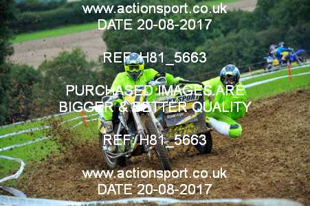 Photo: H81_5663 ActionSport Photography 20/08/2017 Somerset Scramble Club - Cotley  _4_Sidecars #7