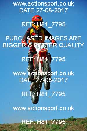 Photo: H81_7795 ActionSport Photography 27/08/2017 AMCA Bristol Spartans MC - Chew Magna  _4_JuniorsMX2 #305