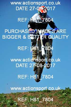 Photo: H81_7804 ActionSport Photography 27/08/2017 AMCA Bristol Spartans MC - Chew Magna  _4_JuniorsMX2 #119