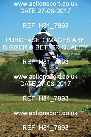 Photo: H81_7893 ActionSport Photography 27/08/2017 AMCA Bristol Spartans MC - Chew Magna  _4_JuniorsMX2 #119