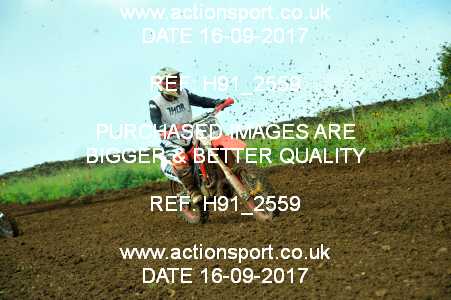 Photo: H91_2559 ActionSport Photography 16/09/2017 Thornbury MX Practice - Westonbirt 1050_Juniors #108