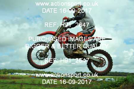 Photo: H91_2647 ActionSport Photography 16/09/2017 Thornbury MX Practice - Westonbirt 1050_Juniors #108