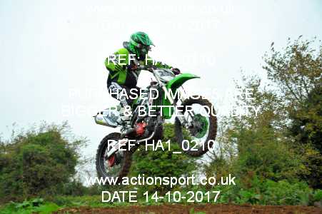 Photo: HA1_0210 ActionSport Photography 14/10/2017 Thornbury MX Practice - Westonbirt 0950_Juniors #298