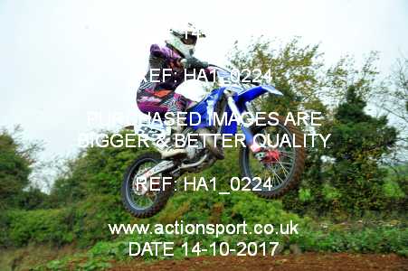 Photo: HA1_0224 ActionSport Photography 14/10/2017 Thornbury MX Practice - Westonbirt 0950_Juniors #92