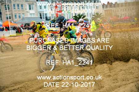 Photo: HA1_2241 ActionSport Photography 22/10/2017 AMCA Purbeck MXC Weymouth Beach Race  _1_Juniors #95