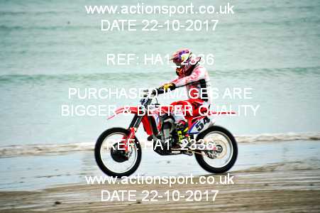 Photo: HA1_2336 ActionSport Photography 22/10/2017 AMCA Purbeck MXC Weymouth Beach Race  _2_Seniors #54