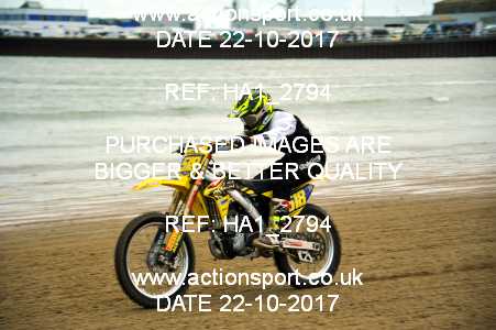 Photo: HA1_2794 ActionSport Photography 22/10/2017 AMCA Purbeck MXC Weymouth Beach Race  _3_Experts #518