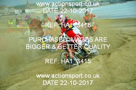 Photo: HA1_3415 ActionSport Photography 22/10/2017 AMCA Purbeck MXC Weymouth Beach Race  _2_Seniors #54