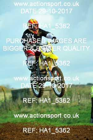 Photo: HA1_5362 ActionSport Photography 29/10/2017 Thornbury MX Practice - Minchinhampton 1200_Juniors_White #916
