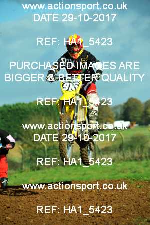 Photo: HA1_5423 ActionSport Photography 29/10/2017 Thornbury MX Practice - Minchinhampton 1200_Juniors_White #916