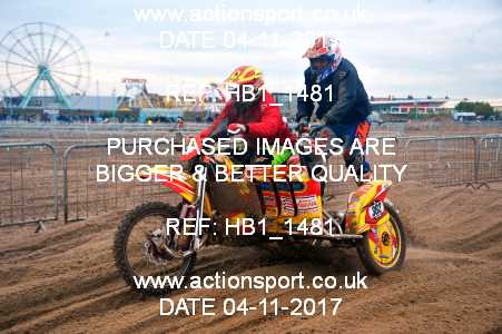 Photo: HB1_1481 ActionSport Photography 4,5/11/2017 AMCA Skegness Beach Race [Sat/Sun]  _2_Quads-Sidecars #382