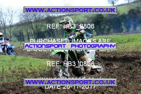 Photo: HB3_0806 ActionSport Photography 26/11/2017 Thornbury MX Practice - Arlingham 1100_Juniors