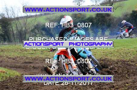 Photo: HB3_0807 ActionSport Photography 26/11/2017 Thornbury MX Practice - Arlingham 1100_Juniors