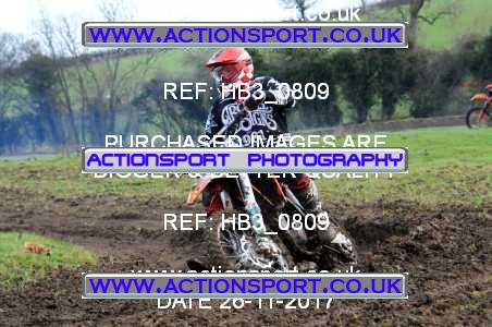 Photo: HB3_0809 ActionSport Photography 26/11/2017 Thornbury MX Practice - Arlingham 1100_Juniors