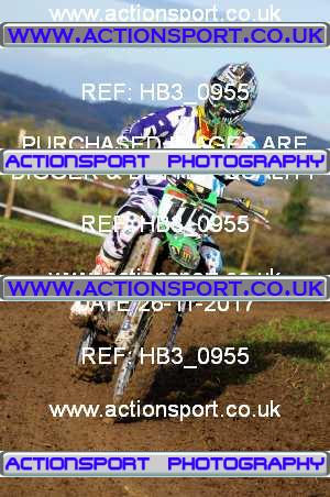 Photo: HB3_0955 ActionSport Photography 26/11/2017 Thornbury MX Practice - Arlingham 1100_Juniors