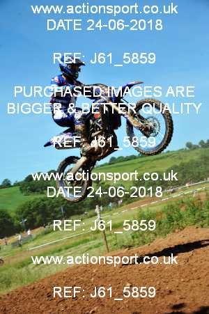 Photo: J61_5859 ActionSport Photography 24/06/2018 AMCA Hereford MXC - Bromyard Moto Park  _6_MX2Seniors #41