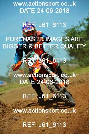Photo: J61_6113 ActionSport Photography 24/06/2018 AMCA Hereford MXC - Bromyard Moto Park  _7_MX2Juniors #674