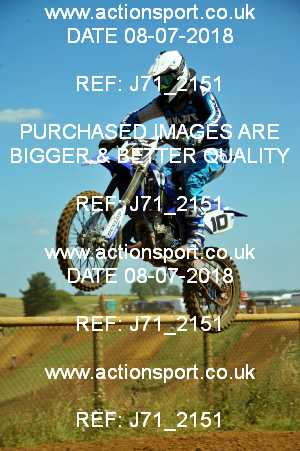 Photo: J71_2151 ActionSport Photography 08/07/2018 AMCA Stroud and District MC [BWMA Ladies Championship] - Wroxton  _6_MX2Juniors #10