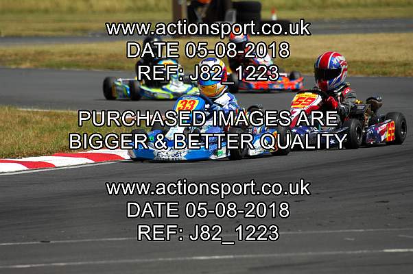 Photo: J82_1223 ActionSport Photography 05/08/2018 Rissington Kart Club  _2_Cadets #33