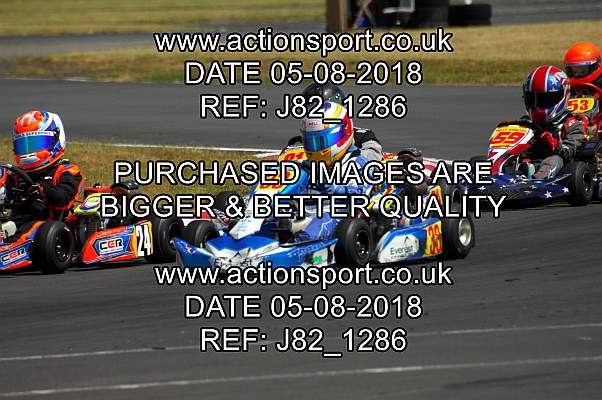 Photo: J82_1286 ActionSport Photography 05/08/2018 Rissington Kart Club  _2_Cadets #33