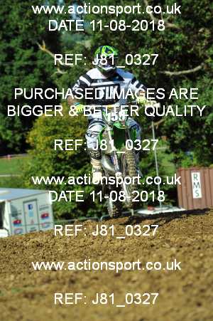 Photo: J81_0327 ActionSport Photography 11/08/2018 AMCA Cheltenham Spa SC - Brookthorpe  _2_MX1Juniors #158