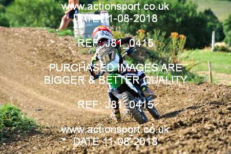 Photo: J81_0415 ActionSport Photography 11/08/2018 AMCA Cheltenham Spa SC - Brookthorpe  _3_MX2JuniorsUnder18_Inters #117
