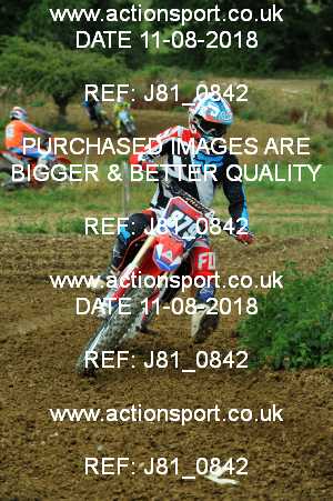Photo: J81_0842 ActionSport Photography 11/08/2018 AMCA Cheltenham Spa SC - Brookthorpe  _6_MX2Juniors #879