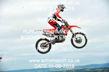 Photo: J81_0911 ActionSport Photography 11/08/2018 AMCA Cheltenham Spa SC - Brookthorpe  _6_MX2Juniors #879